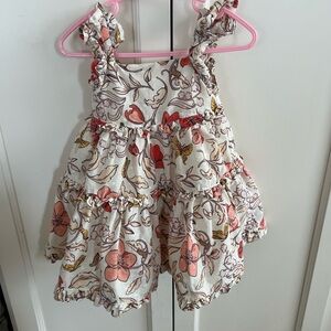 Happily grey 18m Floral Ruffle Baby Dress